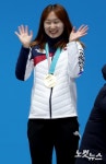 최민정의 환한 미소