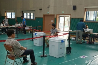 전남 오전 9시 현재 사전 투표율 전국 최고