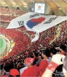 월드컵 단체 응원전, 부산 아시아드주 경기장에서 