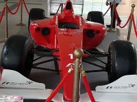 영암 국제 자동차 경주장서 실제 F1 경주차 전시 