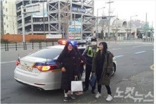 광주 경찰, 수능 수험생 긴급 수송 작전 눈길