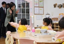 공영형 유치원 방문한 유은혜 부총리