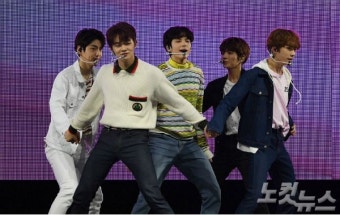 투모로우바이투게더, BTS 氣 받아 '핫데뷔' (종합)