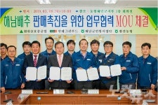 현대삼호重, 지역 농가 위해 겨울 배추 구매