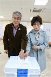 박종훈 경남교육감, 창원성산 국회의원 보궐선거 '사전투표'