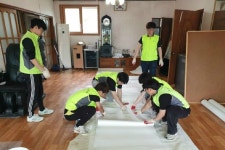 충남도자원봉사센터, 취약경로당 환경개선 지원