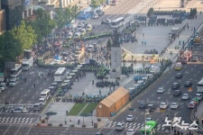 서울시, 대한애국단 천막 철거