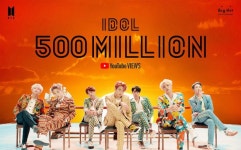 방탄소년단 아이돌 뮤직비디오 5억뷰 돌파