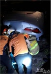 여수 선소 공영주차장 배수로 고랑 차량 전복
