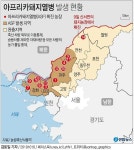연천 14번째 확진…야생멧돼지 발견 지점과 8.5㎞ 떨어져