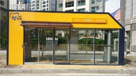 미세먼지 잡는 스마트클린버스승강장 진주혁신도시서 선보여