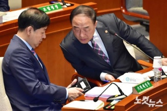 홍남기 경제부총리-구윤철 차관 '확인'