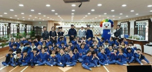 성산구선관위, 유치원 대상 선거체험행사 실시
