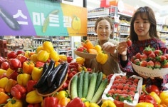 광주지역 롯데마트, 스마트 팜 농산물 선봬