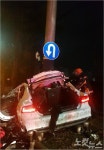 천안서 승용차 도로표지판 충돌…운전자 사망