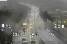 27일 부산지역 주요 고속도로 상습 정체 구간 혼잡