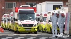 국립중앙의료원 이송된 우한교민