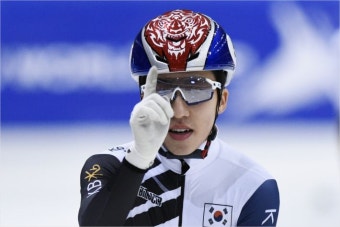 '임효준 공백?' 쇼트트랙 박지원, 월드컵 3관왕 질주