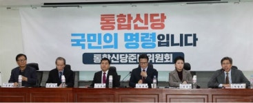 보수 통합당 이름, 잠정 대통합신당