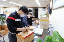 포항CBS, 미자립교회 의료구호품 전달