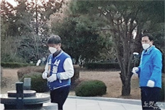 순천을 서동용 후보, 현충원 참배로 선거운동 시작