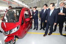 정세균 총리 영광 e-모빌리티 규제 자유특구 방문