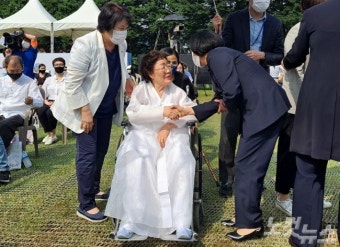 [영상]위안부 기림의 날…이용수 할머니 