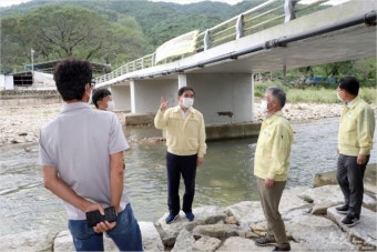허성무 창원시장, '하이선' 대비 교량 피해현장 점검