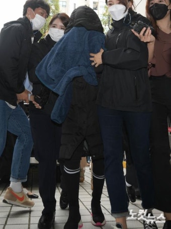 을왕리 음주운전 사고 가해자, 롱패딩으로 얼굴 가리고