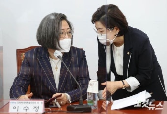 국민의힘 성폭력 특위, 대화하는 김정재 위원장-이수정 교수