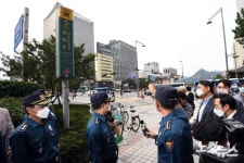 개천절 집회 대비 현장 점검 나선 경찰청장