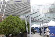 대치2동 주민센터에 마련된 임시 선별진료소