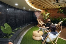 코로나로 지친 시민들 위해 조성한 강남힐링센터 각광