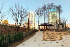 서울 용산구, 원효대교 북단 교통섬 녹지대로 재조성