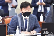 발언하는 기동민 국방위 여당 간사
