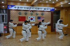 [영상]中 최초 태권도 퍼포먼스팀 발족…멋진 공연 기대해도 좋아