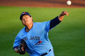 홈런 2개 터진 토론토 타선, 류현진에게 MLB 60승 선물
