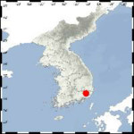 경남 밀양시 동쪽 12km 규모 2.1 지진 발생