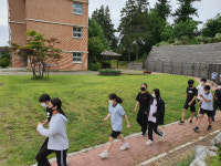 충남도교육청, 학생 대상 월 20만보 걷기 실천 진행