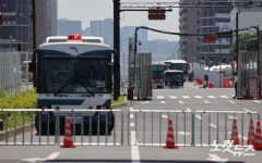 경계 강화된 올림픽 선수촌