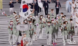 다시 뜨겁게 대한민국 선수들 입장