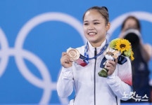 여홍철 딸 여서정 체조 도마에서 동메달