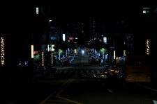 서산시, 동문동 먹거리 골목에 경관조명 설치