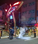 자갈치시장 변압기 화재…전력 차단돼 어패류 폐사