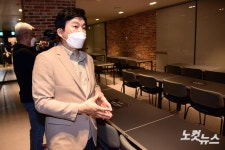 청년주택 공유 공간 살펴보는 국민의힘 원희룡