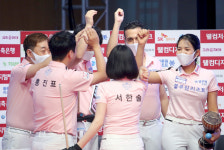 프로당구 미스터리? 블루원리조트, 9경기 무승 깼다
