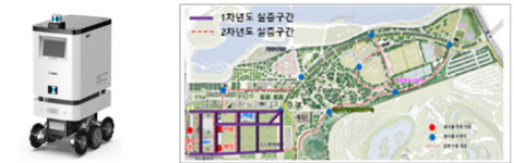 배달·방역·순찰 로봇 세종중앙공원 누빈다