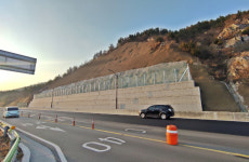 경주 보문단지 인근 알천북로 붕괴사면 복구 완료