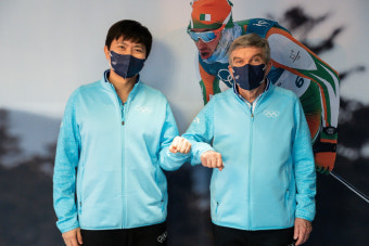 유승민 IOC 선수위원, 바흐 위원장과 면담…선수 권익 논의 [베이징올림픽]