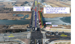경주시, 기존 교량 활용 우회전 차로 신설 일석이조